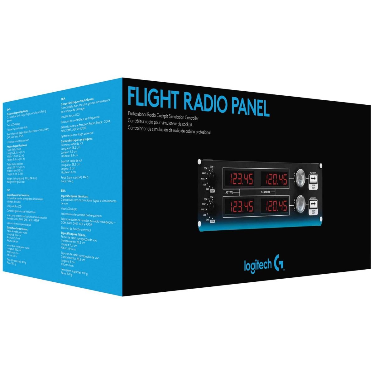Logitech PC PRO FLIGHT RADIO PANEL 945-000029