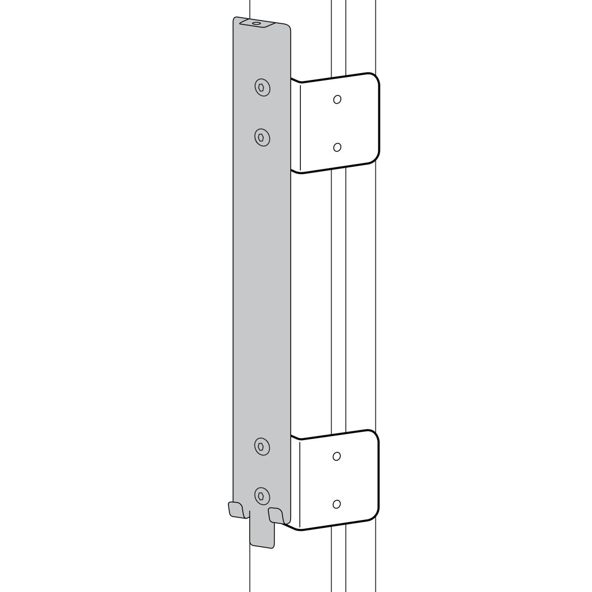 Ergotron LiFeKinnex Side Mount Bracket 98-370
