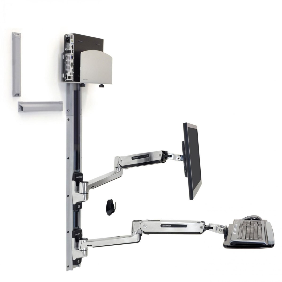 Ergotron LX Sit Stand WM Sys MD Slv 45-358-026