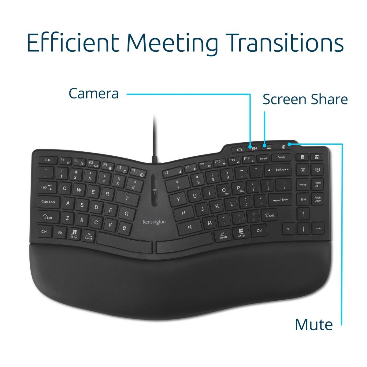 Kensington F,KB675 WIRED ERGO TKL KB,UN K75497NA