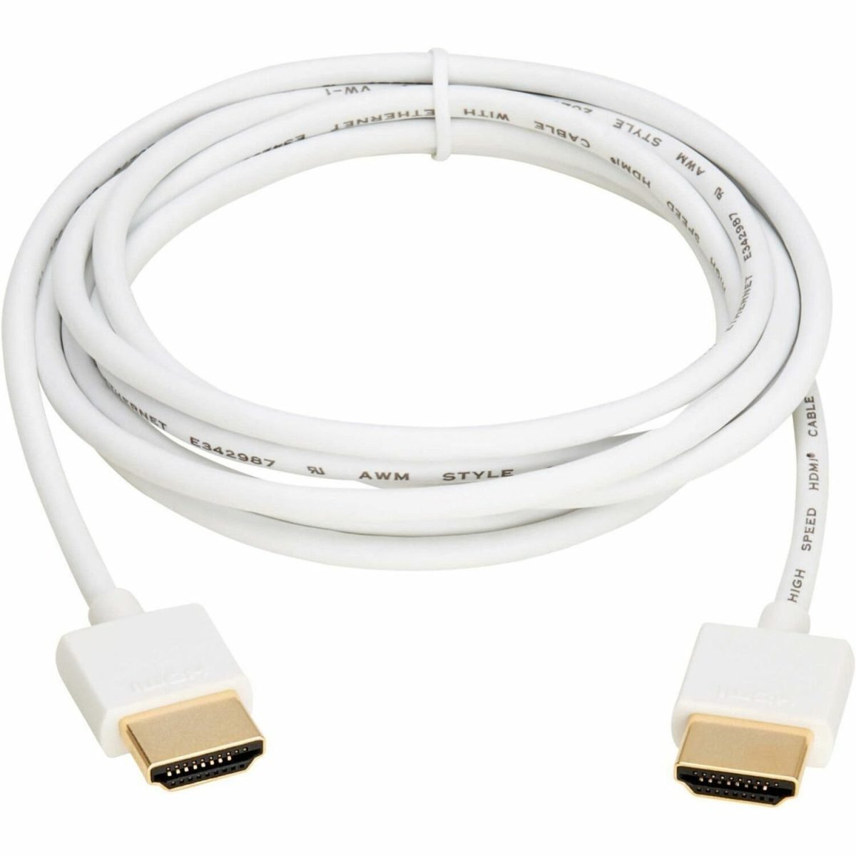 Eaton SLIM HDMI CBL UHD 4K WHITE 6FT P569-006-SLIM-W