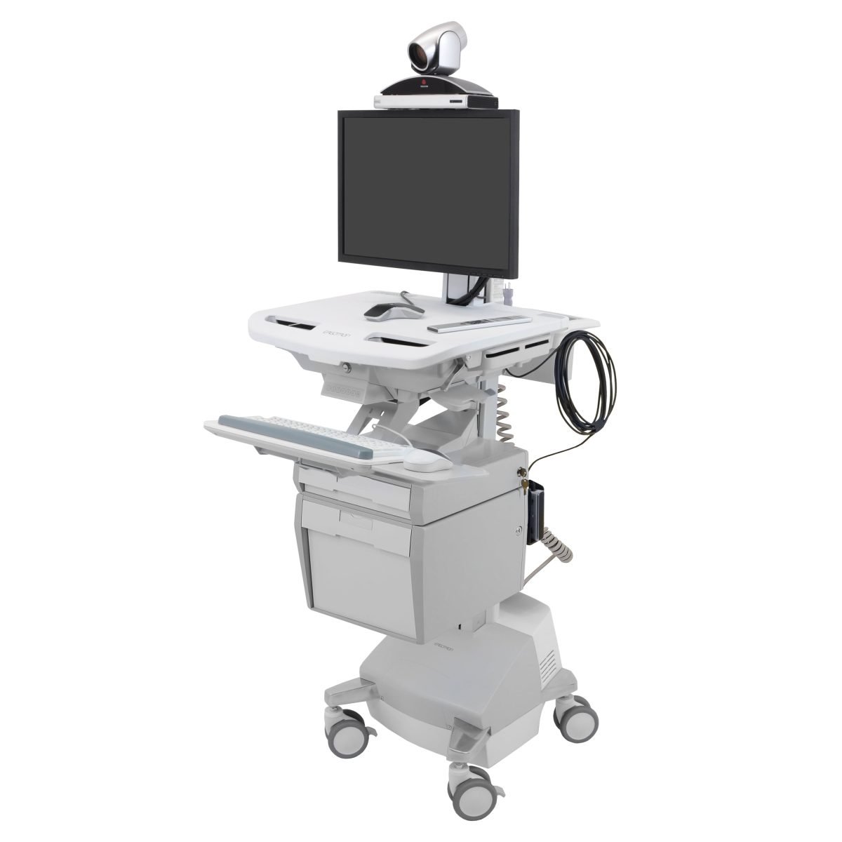 Ergotron SV Lap Cart SLA Pwr 2Drw TAA SV44-1121-1
