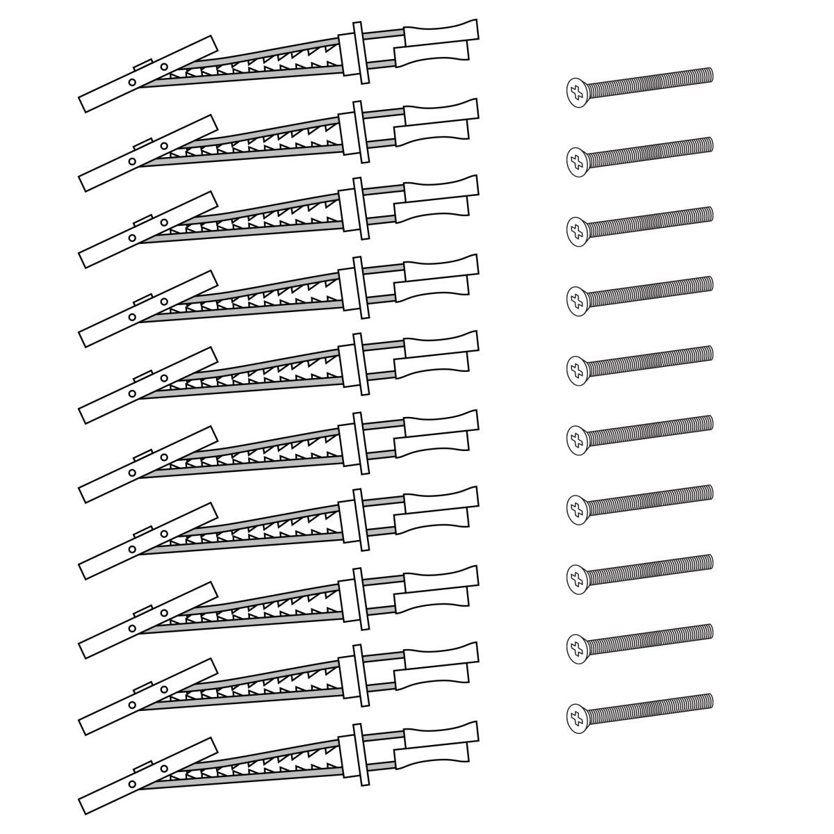 Ergotron Wall Track Mounting Kit 90-011