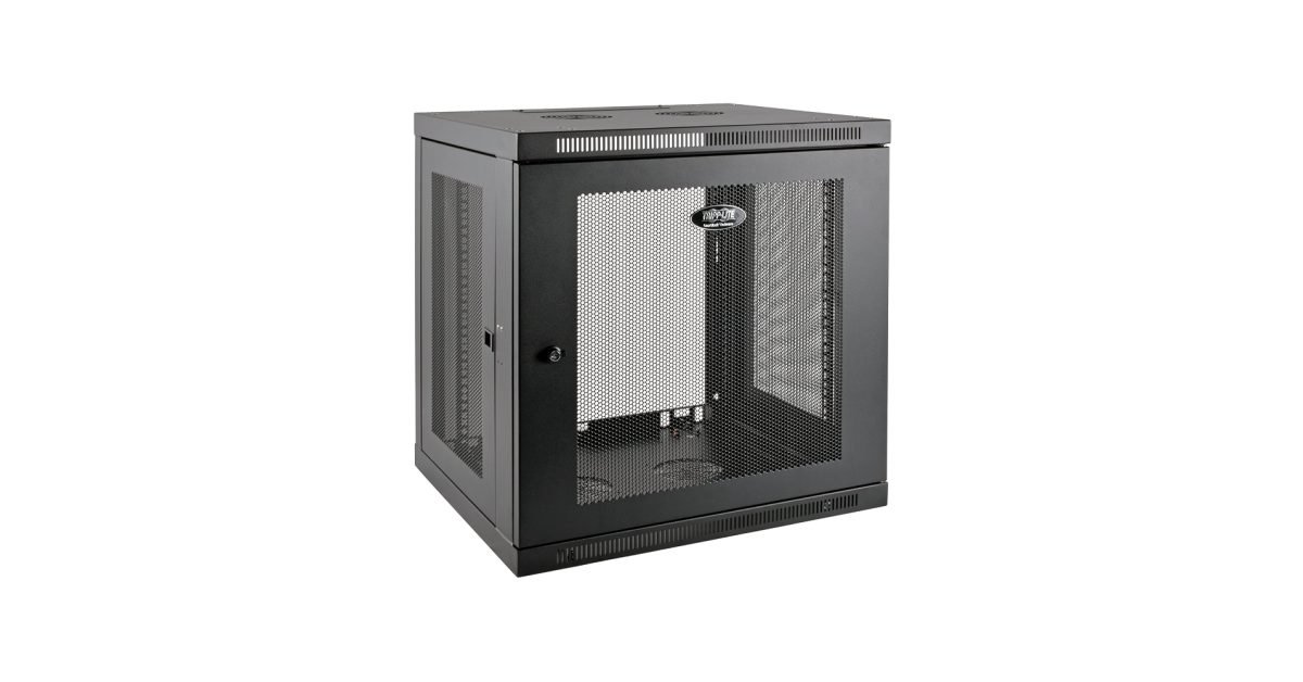 EATON TRIPP LITE SERIES MASTER-POWE 12U WALL MOUNT RACK ENCLOSURE SRW12UDP
