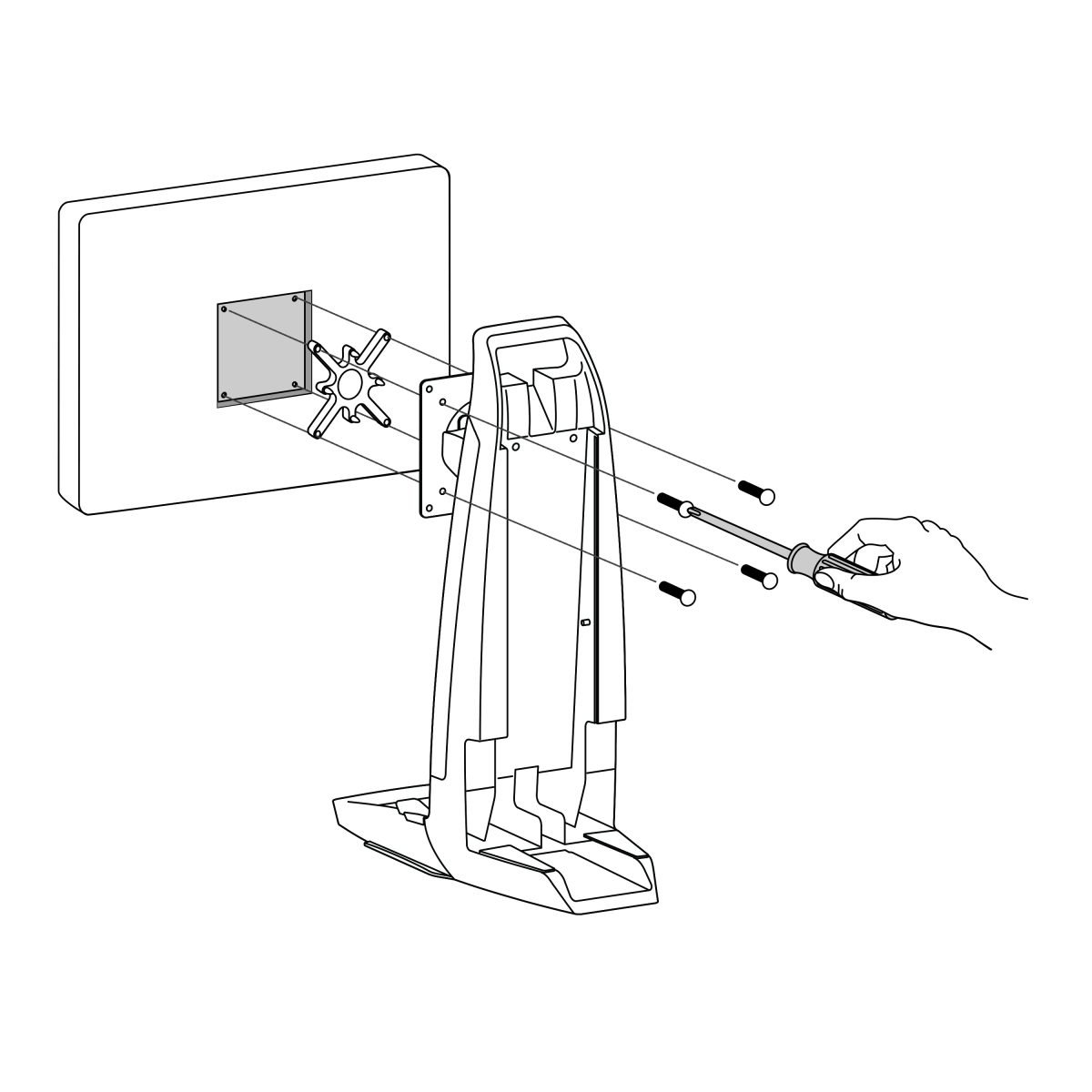 Ergotron Spacer Kit Recessed Display 97-501