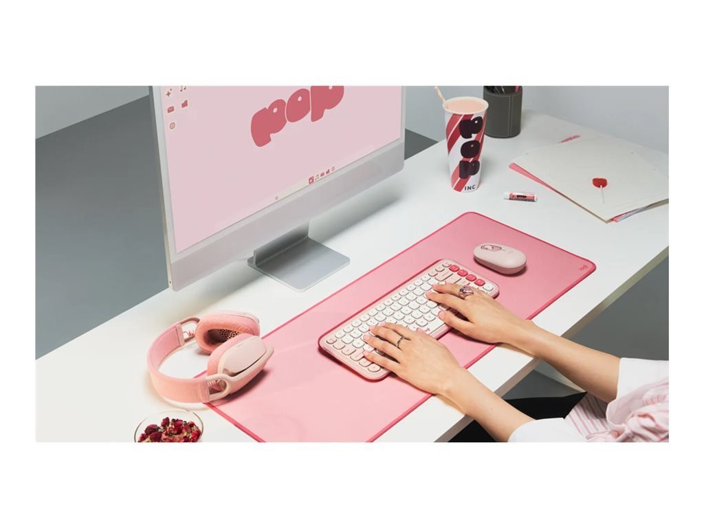 Logitech POP Icon Keys Rose  Off White 920-013049