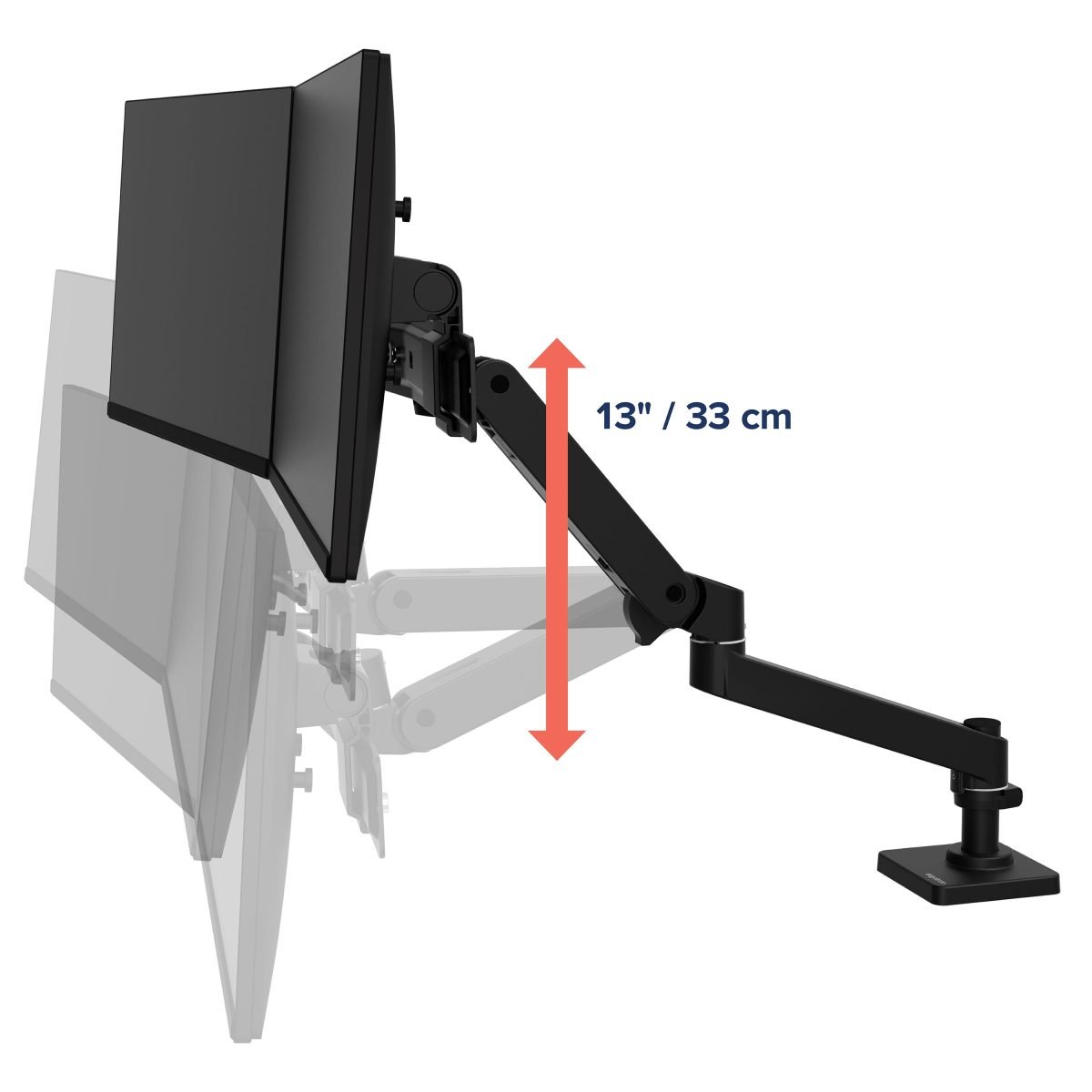 Ergotron LX PRO ARM, C CLAMP, DUAL DISP 45-714-292