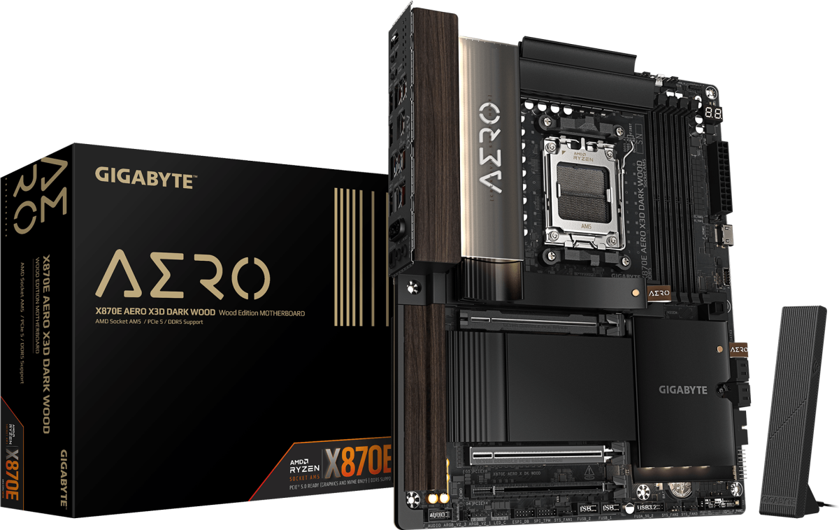 Gigabyte Technology X870E AERO X3D DARK WOOD
