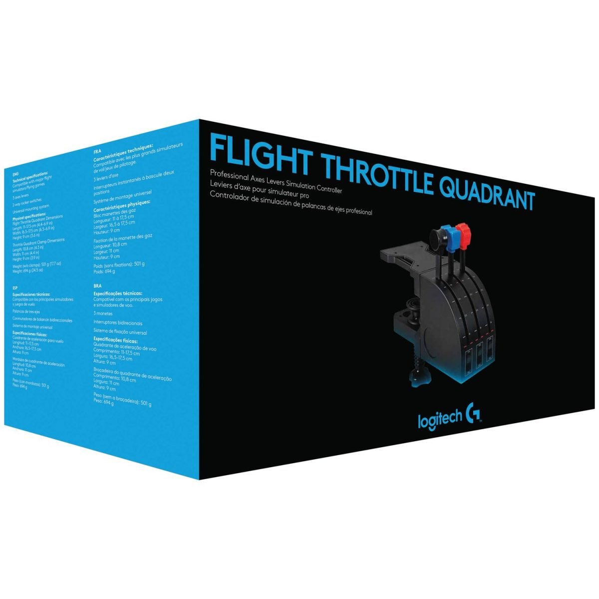 Logitech PC PRO FLIGHT THROTTLE QUADRAN 945-000032
