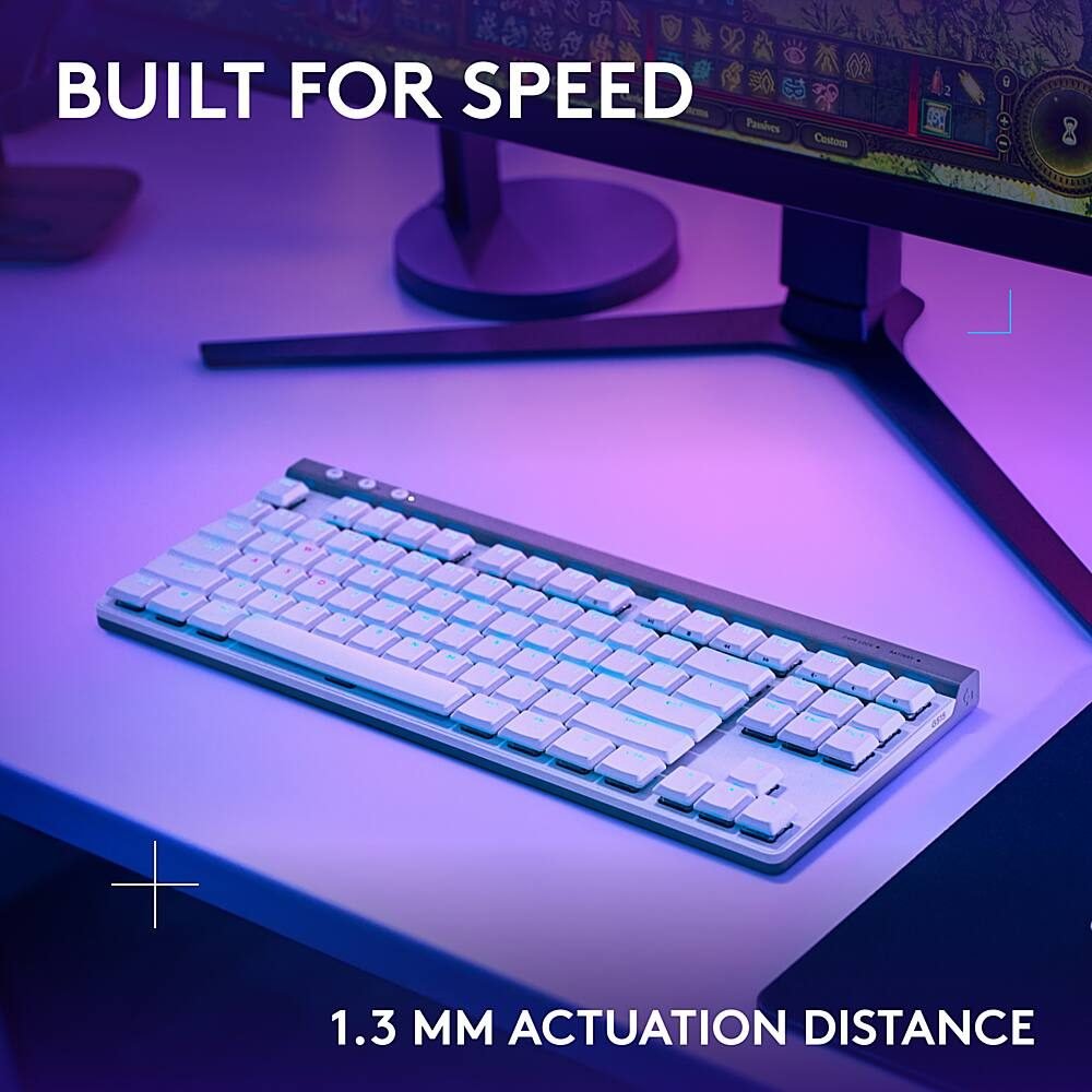 Logitech G515 LIGHTSPEED TKL Linear Wht 920-012537