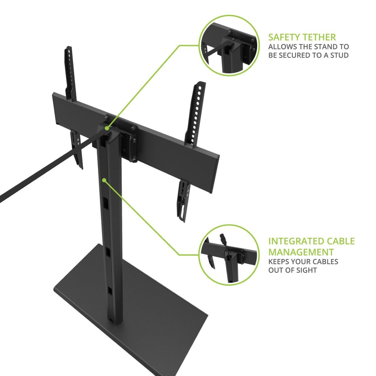 Kanto Living Height Adjustable and Swivelli TTS140
