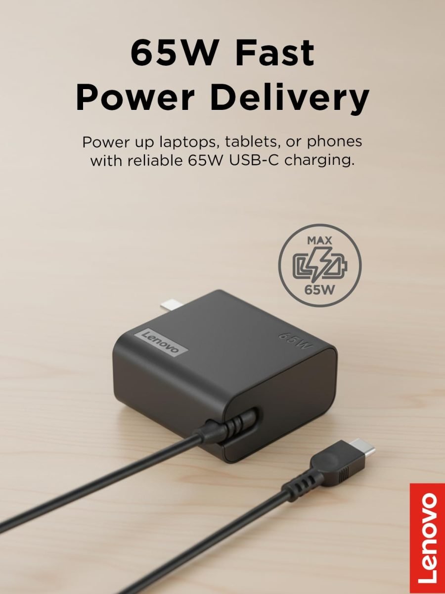 Lenovo 65W USBC Wall Adapter GX21L58554