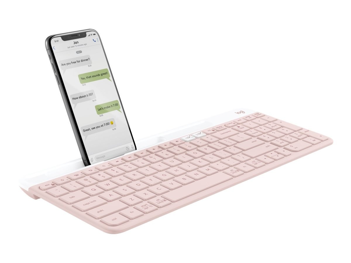 Logitech K585 Slim Device Keyboard Rose 920-011477