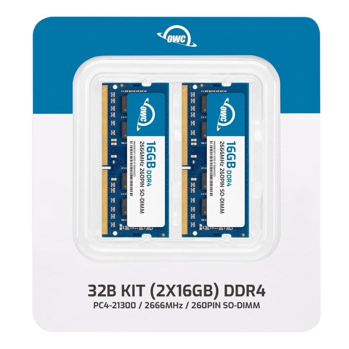 OWC 64GB 4 x 16GB PC312800 DDR3 OWC1R6D32R4064S