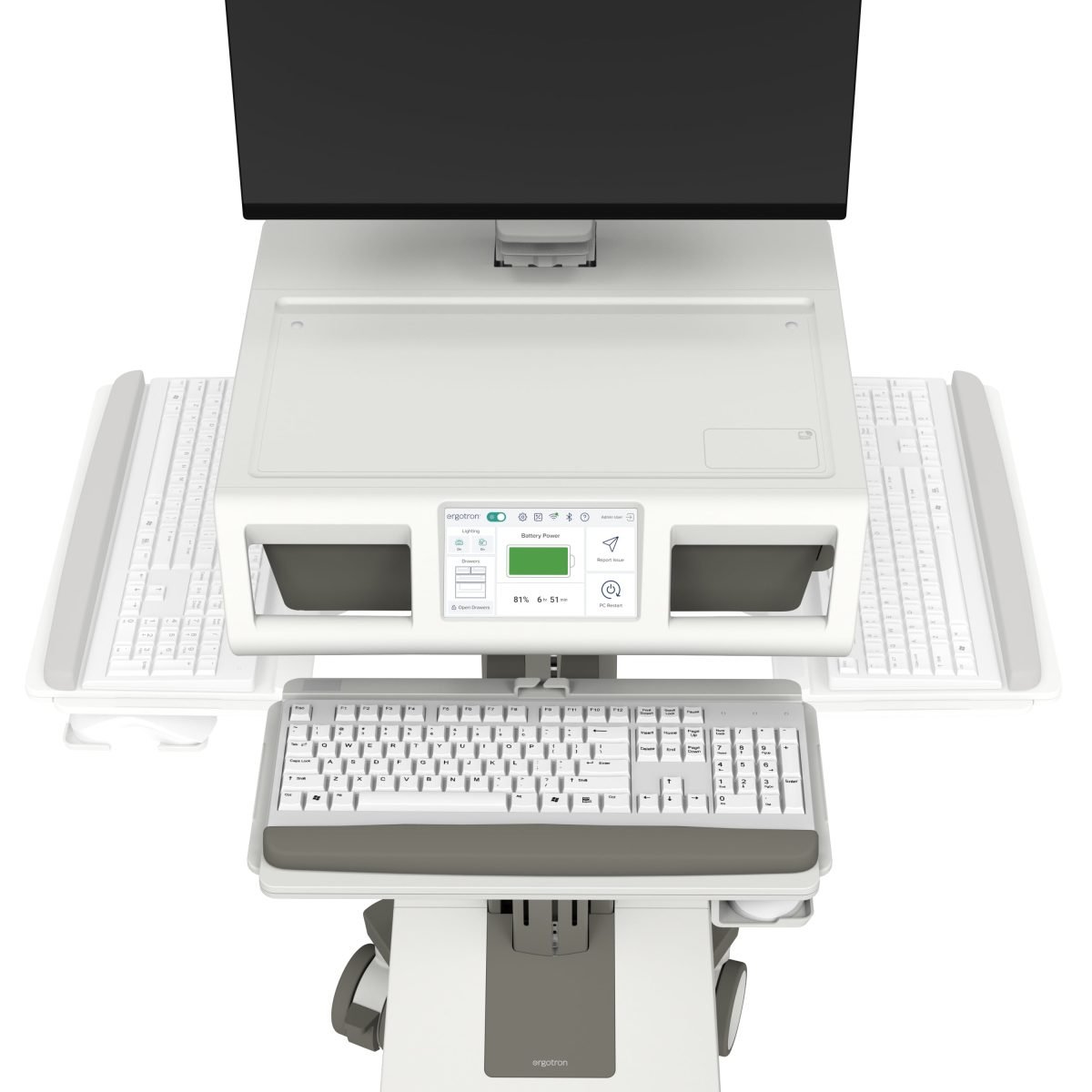 Ergotron Mosaic Laptop Cart DC M221-1101-100000-1-1