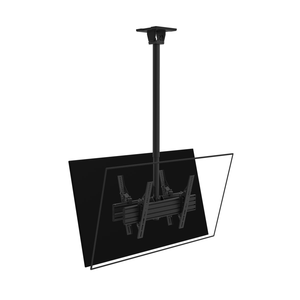 Kanto Living Dual Screen TV Ceiling Mount CM600BTB