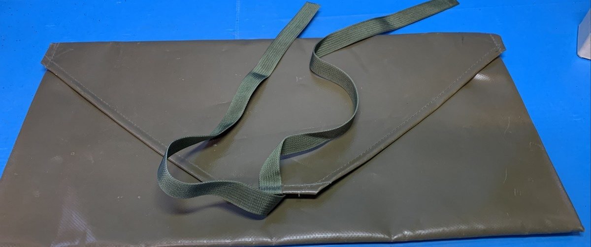 AbilityOne SKILCRAFT Bag, Tool, Nylon, Olive, 20.25" x 10.13" 5140-00-772-4142