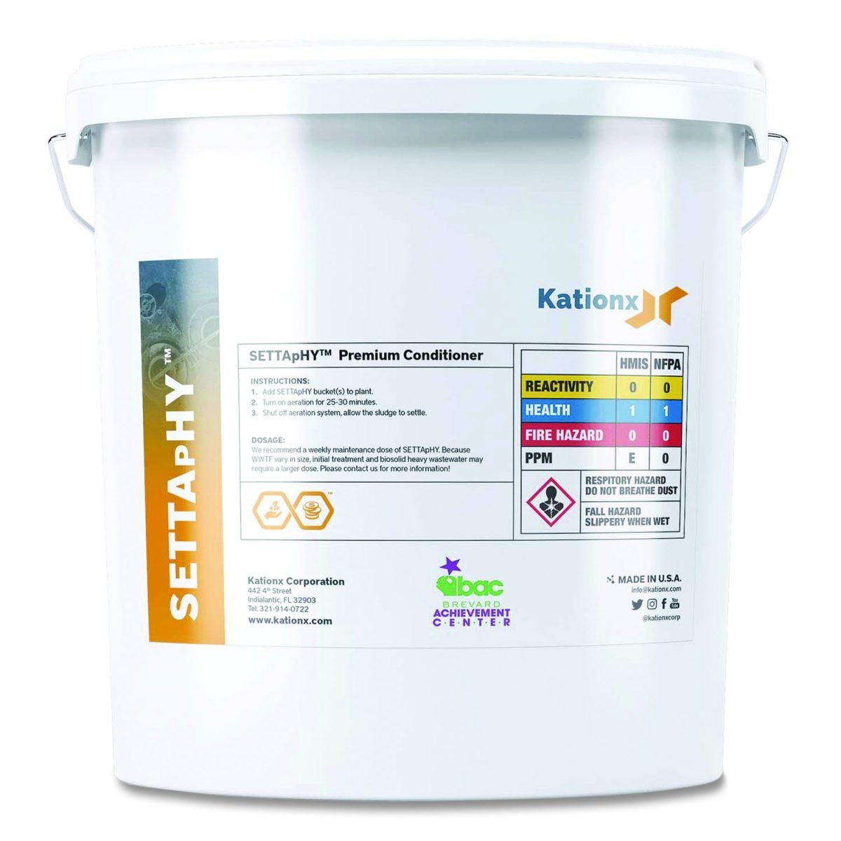 AbilityOne Wastewater Treatment, SETTApHY Flocculant, 25 lb. 7930-01-700-0757
