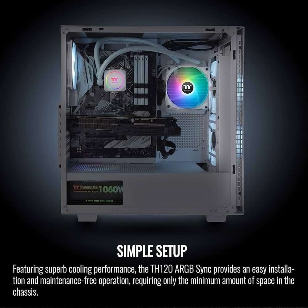 Thermaltake TH120 ARGB White CL-W346-PL12SW-A