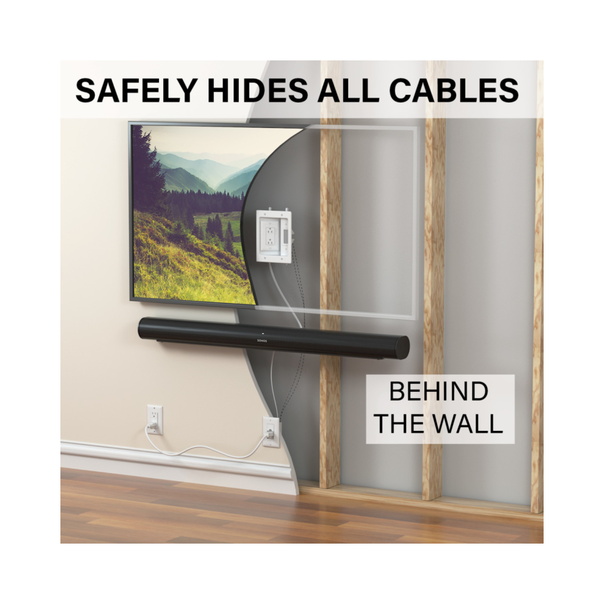 Sanus Power  Cable Management WSIWPSB1-W1