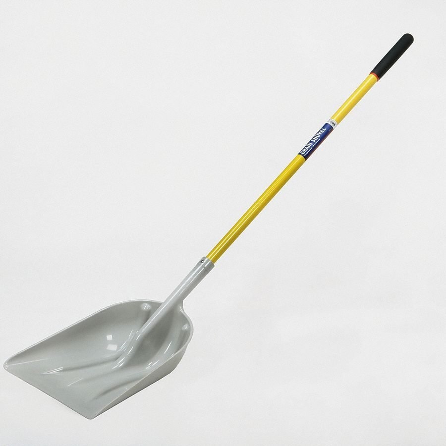 AbilityOne SKILCRAFT Shovel, Snow Pusher, ABS Scoop, Industrial Grade, 40" Fiberglass Handle, 5120-01-611-8072