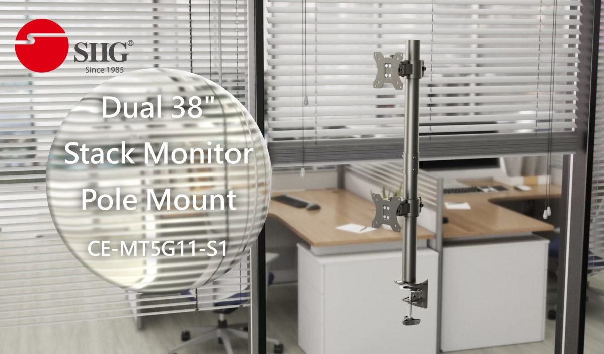 Siig Single 45" Monitor Arm Mount CE-MT5911-S1