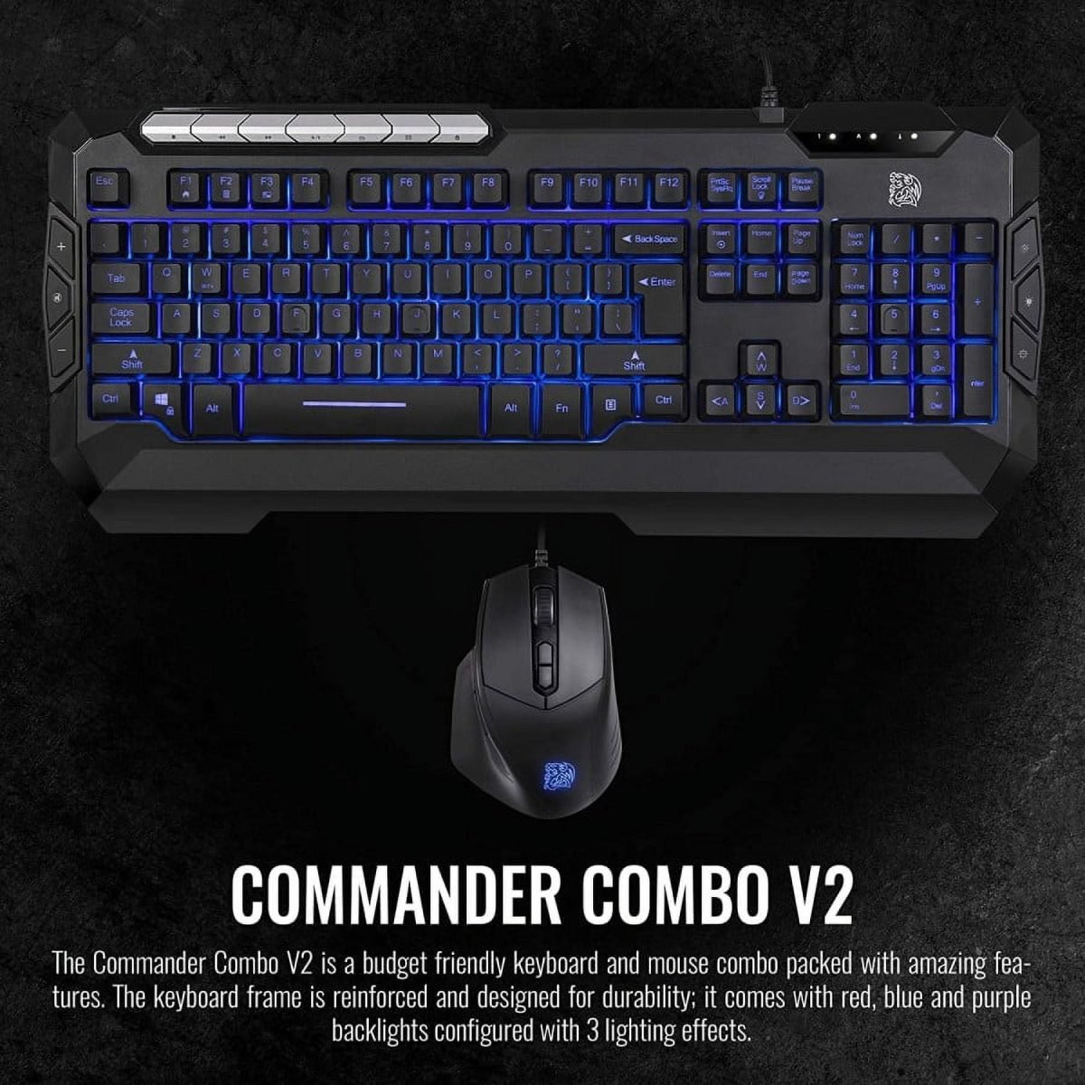 Thermaltake Commander Combo V2 KB MO set CM-CMC-WLXXMB-US