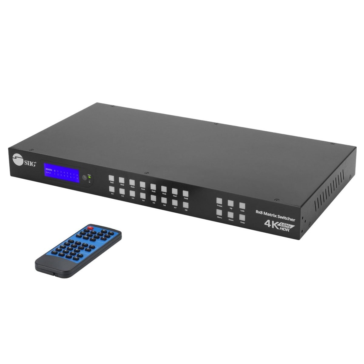 SIIG 8X8 HDMI 4K60HZ MATRIX SWITCHER CE-MX0011-S1