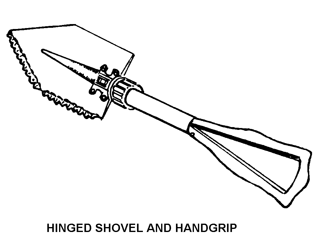 AbilityOne SKILCRAFT Intrenching Tool, Hand 5120-00-878-5932