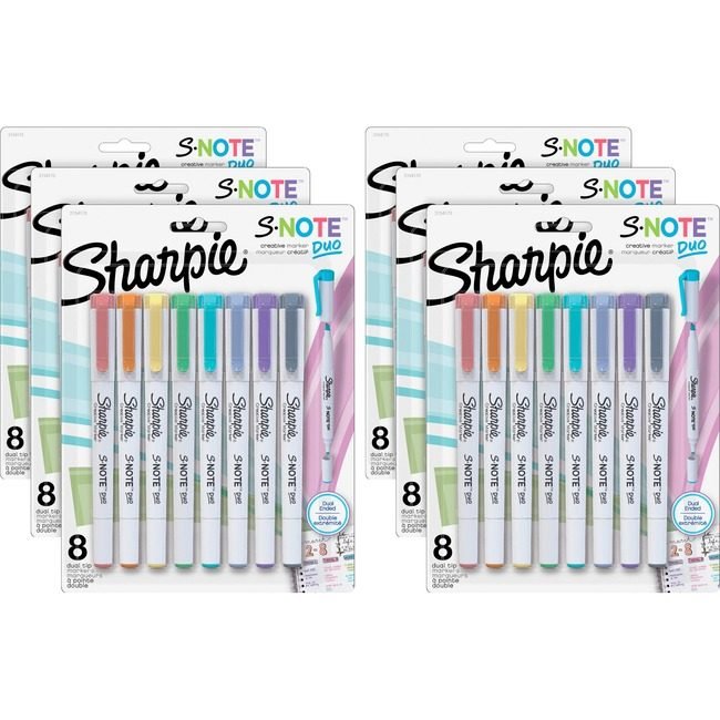 Sharpie / Expo / Prismacolor / Sanford Marker Shrp Snt Dt Assorted 8 SAN2154173BX