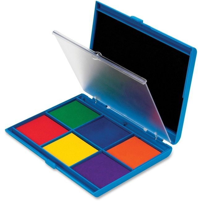 Learning Resources Pad STAMP 7CLR INK Washable LRNLER4275