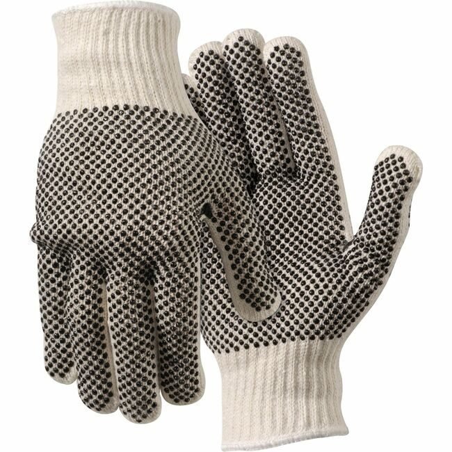 MCR Safety Gloves Work Cotton Poly L MCS9660LM