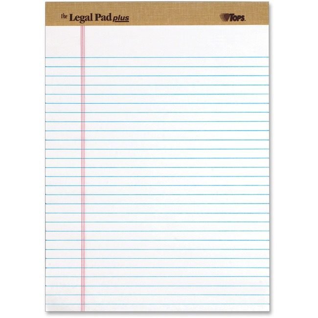 TOPS Products Pad Lgl Rl Letter 12/DZ White TOP71533