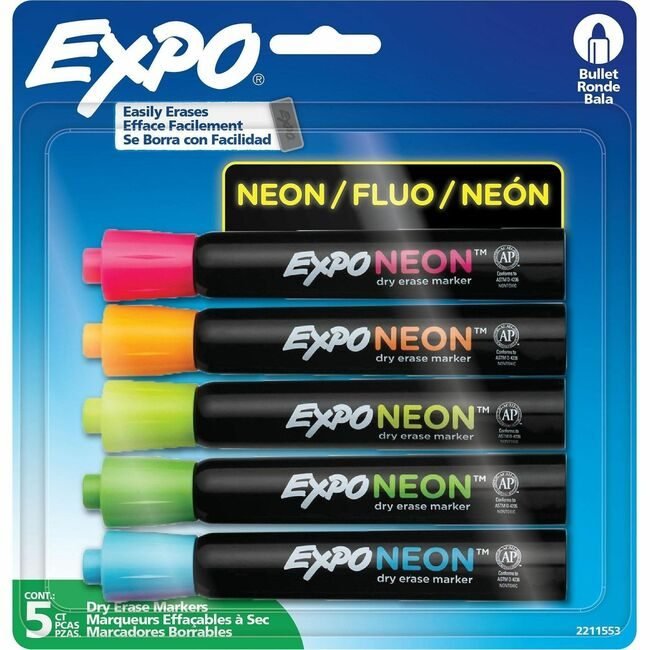 Newell Brands / Sanford Sharpie / Expo / Prismacolor / Marker Neon Bullet 5 Count SAN2211553