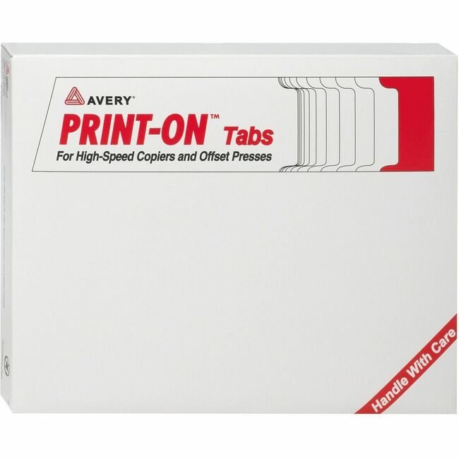 Avery Products Corporation Tabs Print-On 3-HOLE PUNCHD AVE20-406