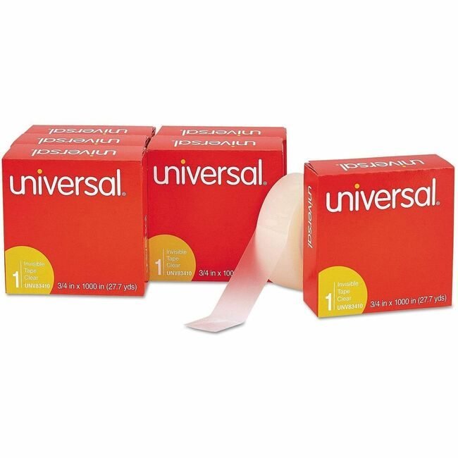 Universal Office Products Tape .75X1000 6ROL/PK Cr UNV83410