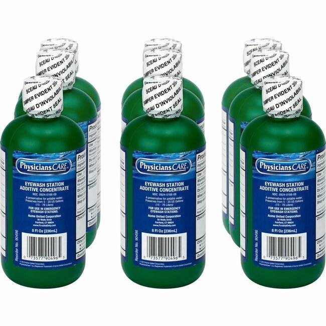 Acme United Corporation First Aid Only Additive Eyewash 8Z 5-20GAL FAO90496CT