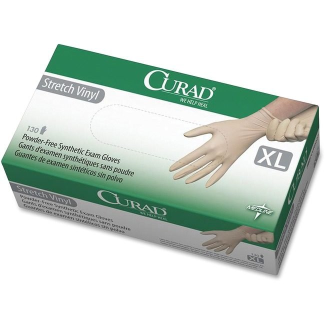 Medline Industries Glove Exam Stretch Vinyl XL MII6CUR9227