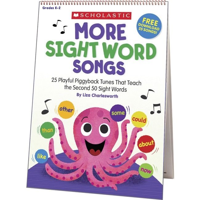 Scholastic Chart Flip Sghtwrds Song SHS1338317105