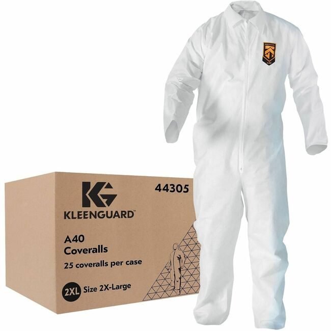 HyFlex / Ansell Coveralls Klngd A40 White XXL ANS44305