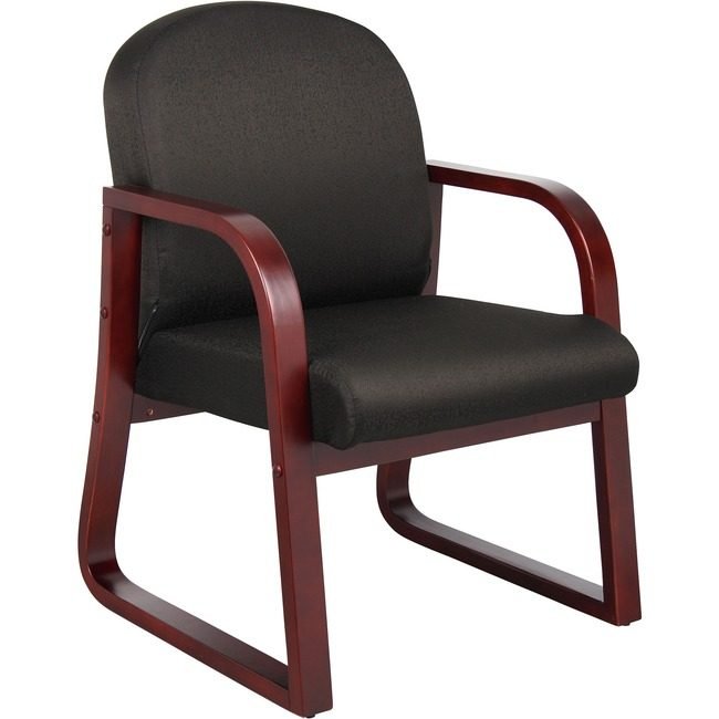 Boss Office Products Chair Traditional Guest Fabric BOPB9570BK