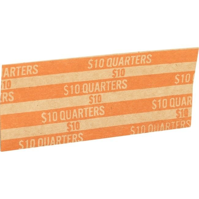 Sparco Wrapper Coin Flat Quarters SPRTCW25
