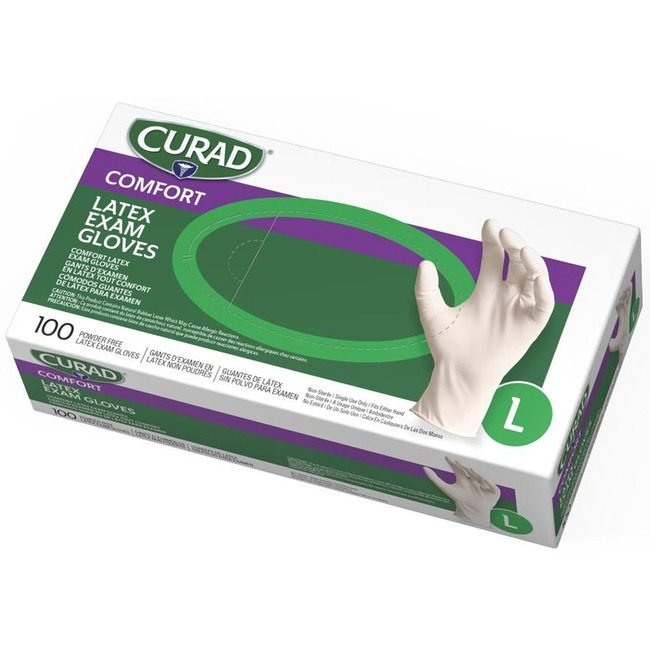 Medline Industries Glove Latex Pf Curad L MIICUR8106