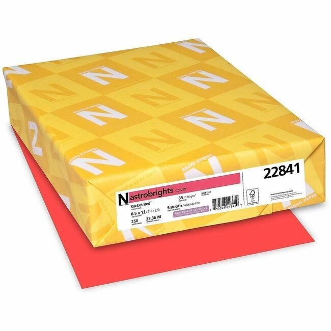 Neenah Paper, Inc. Astrobrights Astrobrt 65# Rockt Rd WAU22841