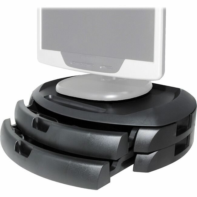 Kantek Stand Lcd Two Drawer Black KTKMS200B