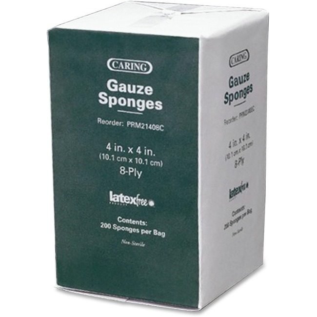 Medline Industries Gauze Sponges 4X4 200/PK MIIPRM21408C