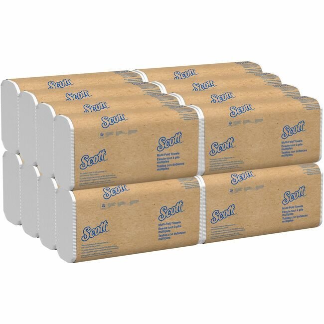 Kimberly-Clark Professional Kleenex / Scott / WypAll / Kimtech Towel M-Fold Rcyc White KCC01807