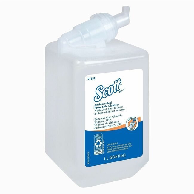 Kimberly-Clark Professional Kleenex / Scott / WypAll / Kimtech Refill Cleanser Foam A/B KCC91554