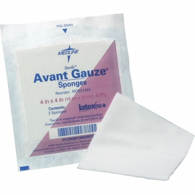 Medline Industries Gauze Avant 4"X4" MIINON25444