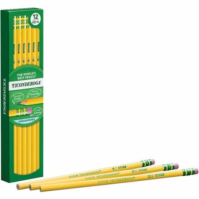 Dixon Ticonderoga Company / Pencil Wooden #2HB 12 Count DIX1388-2